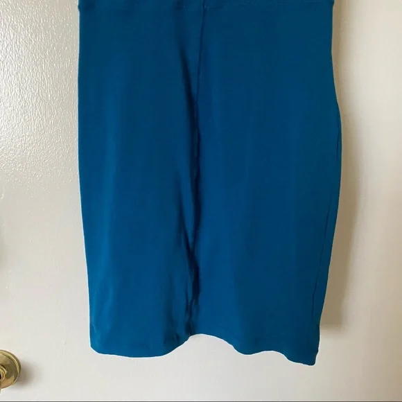 Silence + Noise teal short sleeve bodycon mini dress XS Urban Outfitters new S & - Picture 3 of 5